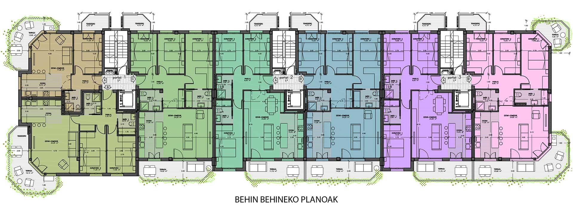mons etxebizitza planoak
